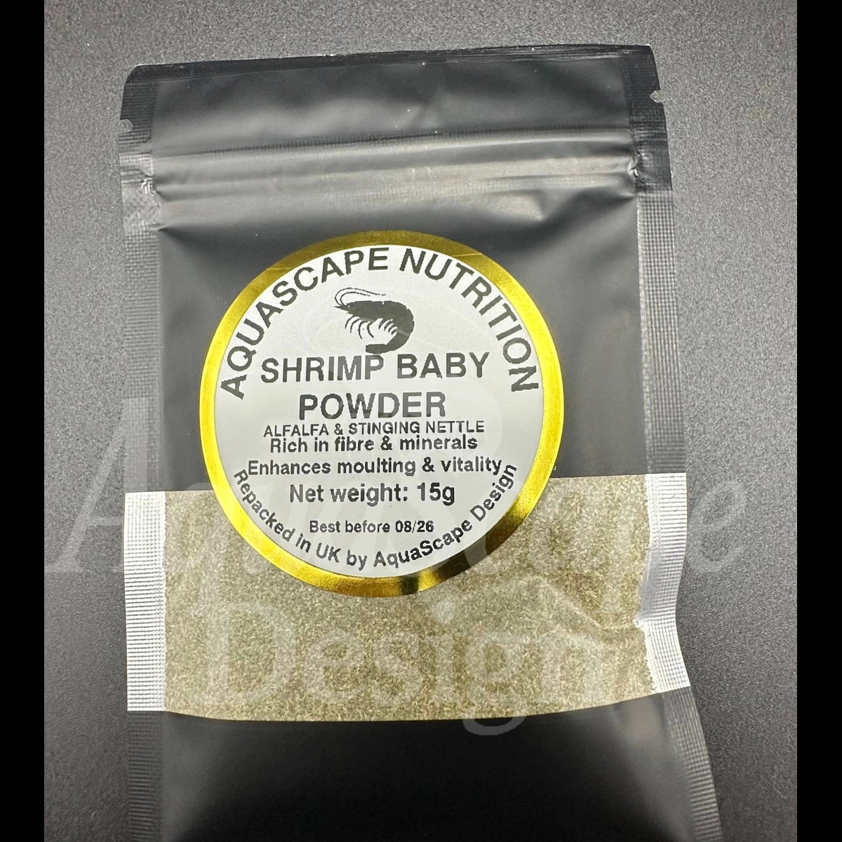 Shrimp Baby Powder Alfalfa & Stinging Nettle – Shrimplet Nutrition for Optimal Growth Shrimp Baby Powder